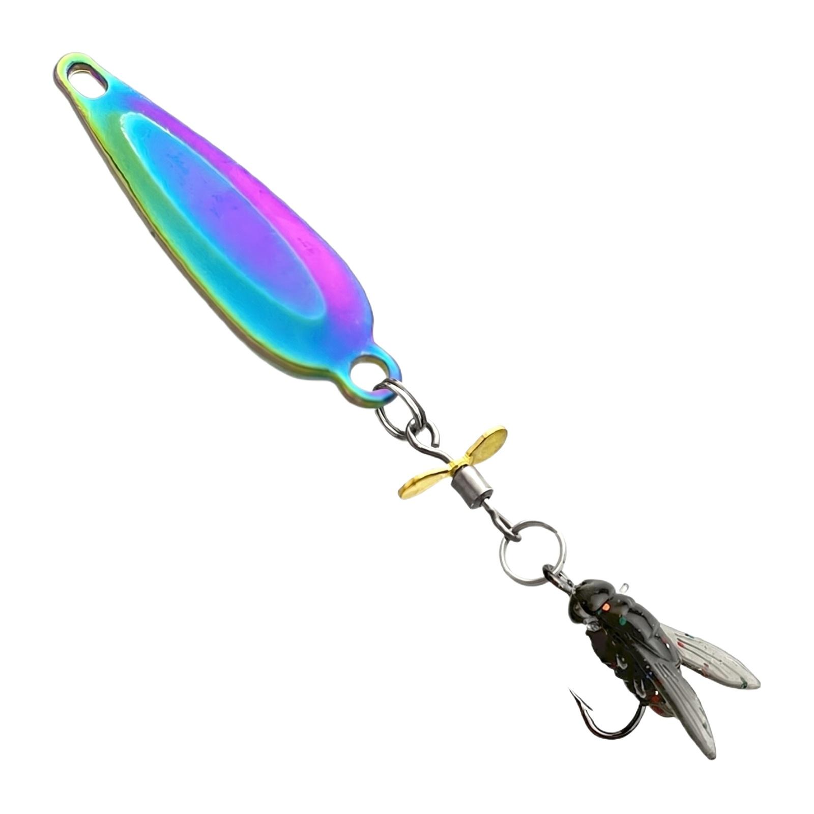 

Moth Spoon Fly Hook Soft Micro Fishing Rig with Casting Aid one size