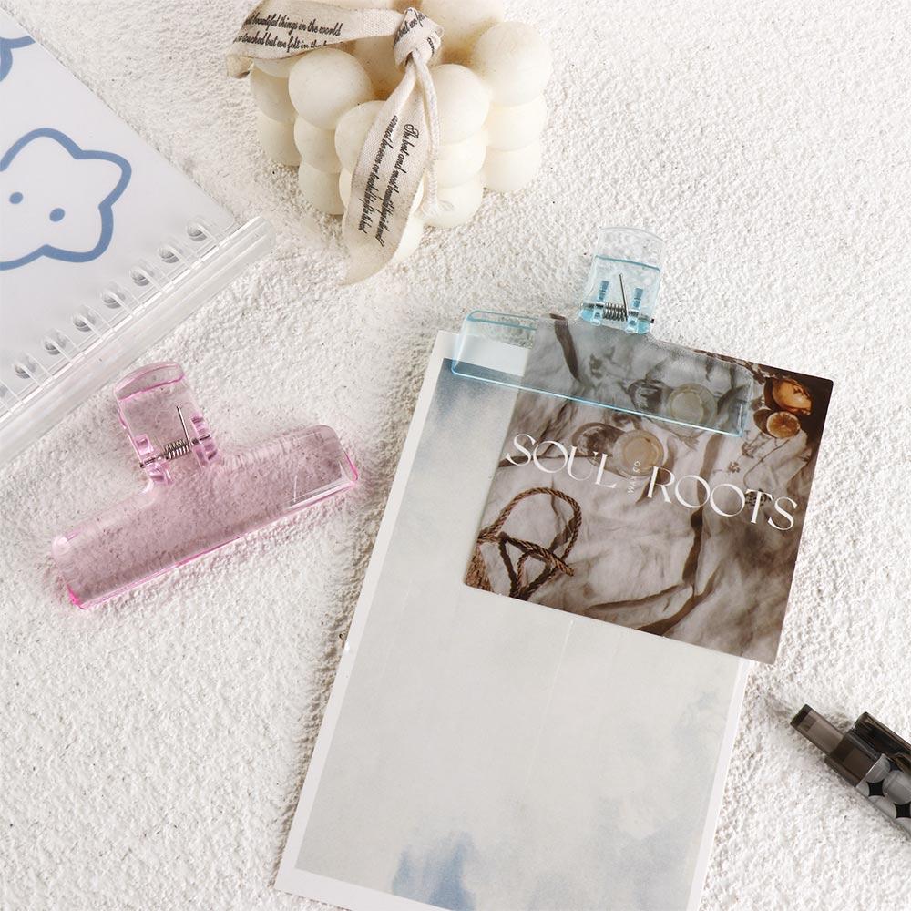 Paper Dovetail Clamp Office School Student Stationery Memo Clip Page Holder Fixing Clips Paperclips