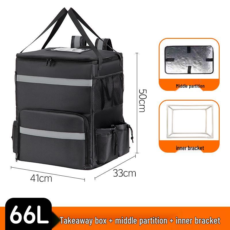 Uber Insulated Waterproof Backpack - Large Capacity Oxford Cloth Delivery Gear
