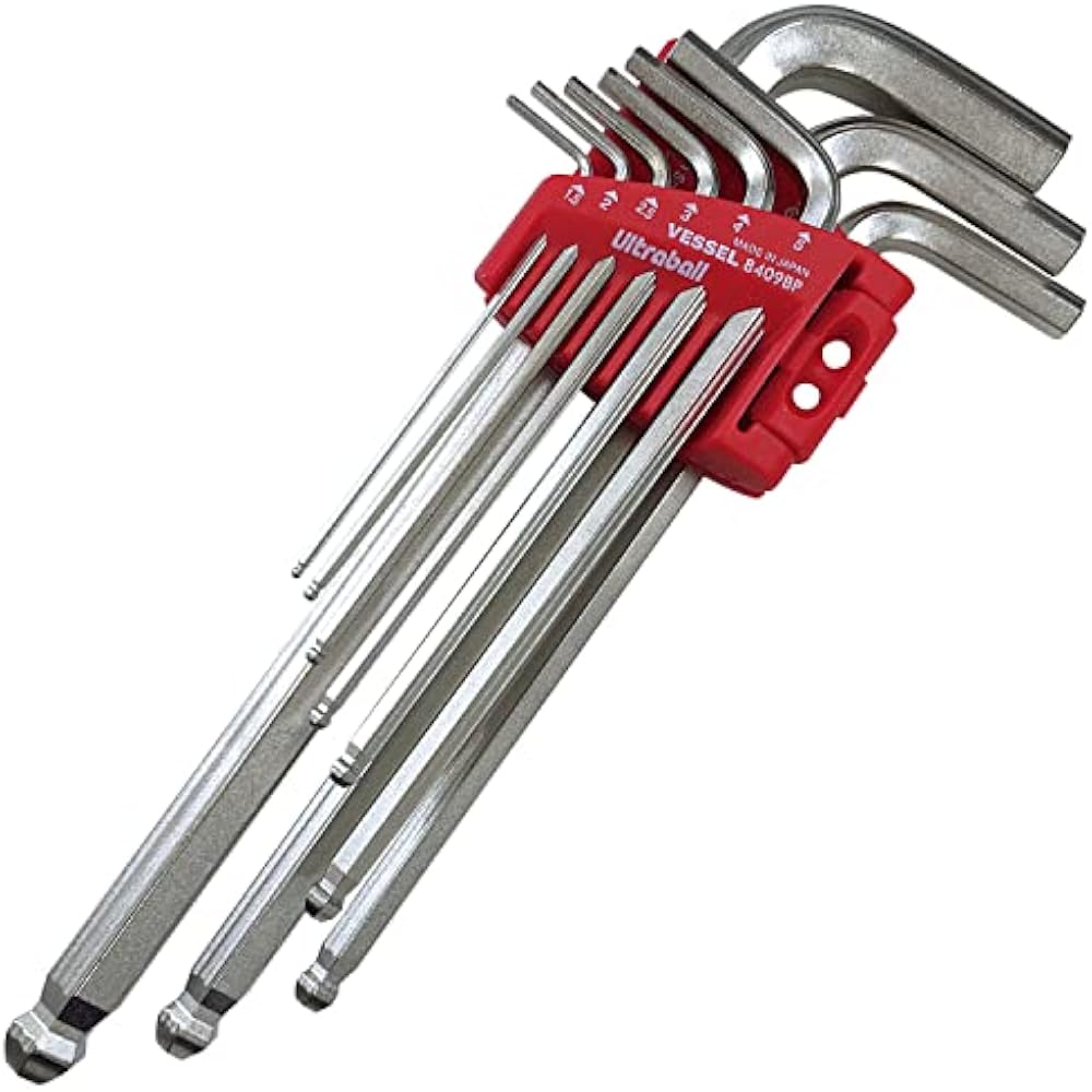 [Amazon.co.jp Exclusive] Vessel (VESSEL) Main Tightening Ball Point L Type Hex Wrench Set (Set of...