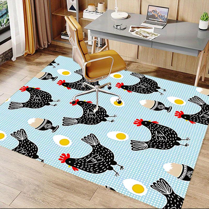 1PC Chicken Egg Extra Large Non-Slip Floor carpet, Office, family, bedroom, Studio - Large Area Rug Indoor Rugs, Vibrant Colors-A278