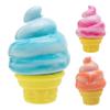 Mini Ice Cream Cone Squeeze Toy Cute TPR Stress Relief Fidget for Kids Adults Soft Slow-Rising Decompression Gadget for Anxiety Boredom Novelty Party
