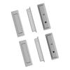 Modern Recessed Cabinet Door Handle Stainless Steel Rustproof Pulls Drawer Knobs Concealed Handles Hardware Enduring
