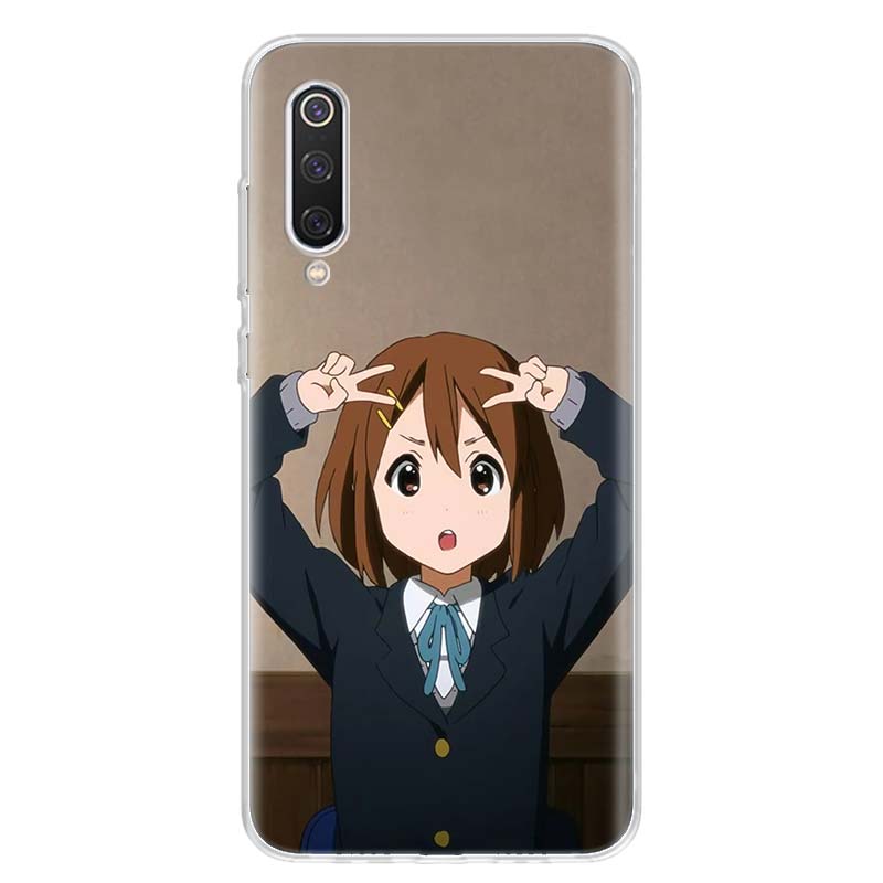 K on! Hirasawa Yui Anime For Xiaomi Redmi Note 14 13 12 11 10 Pro Phone Case 12S 11S 11T 11E Plus 14Pro 13Pro 12Pro 11Pro Cover