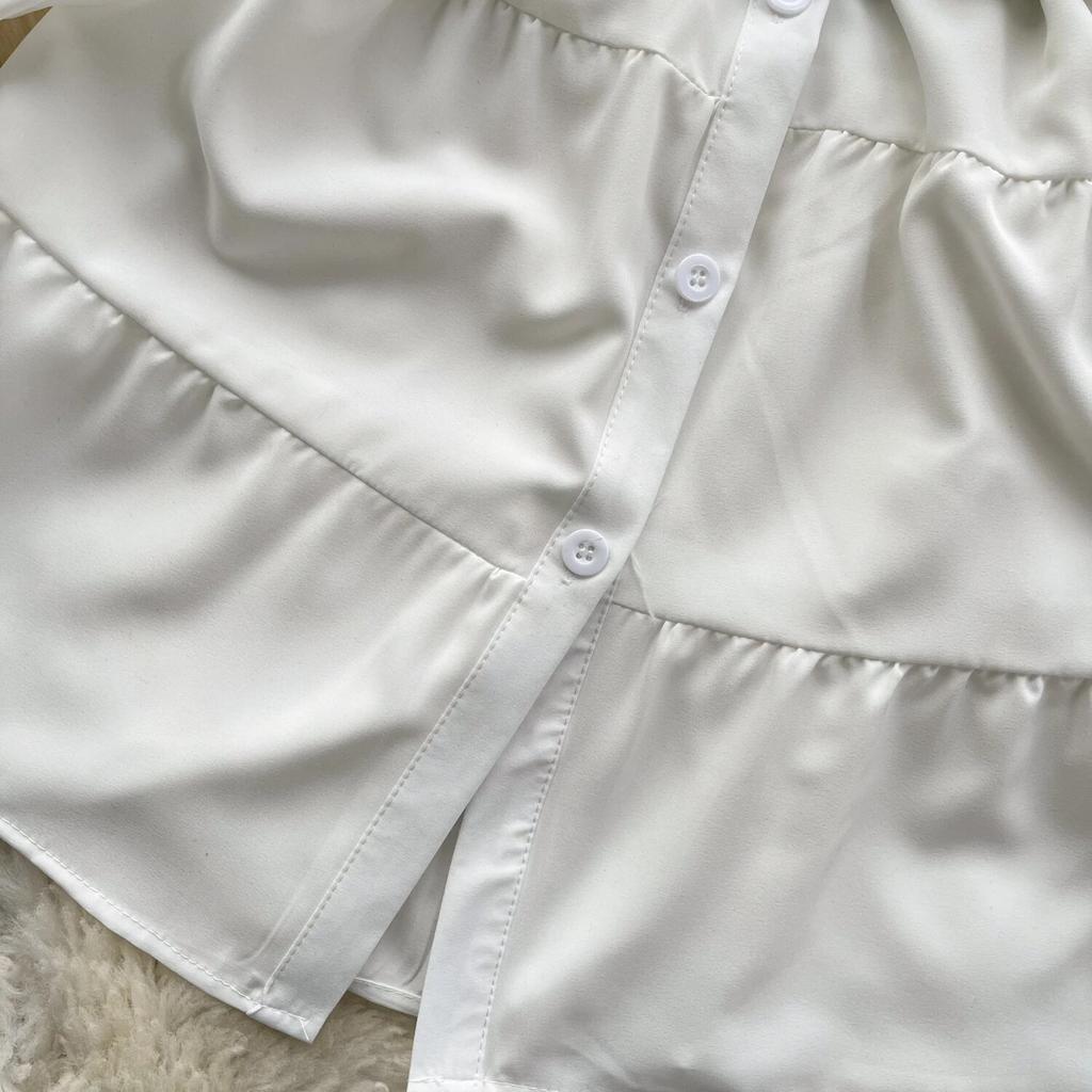 Koreansk Seriekläder Återupplivande Tvådelat Set Topp Retro Kort Jeansväst Trendigt Allmatchande Mellanlångt Skjortset