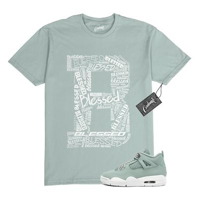 4 Seafoam Green White Sail T Shirt Match B BLS