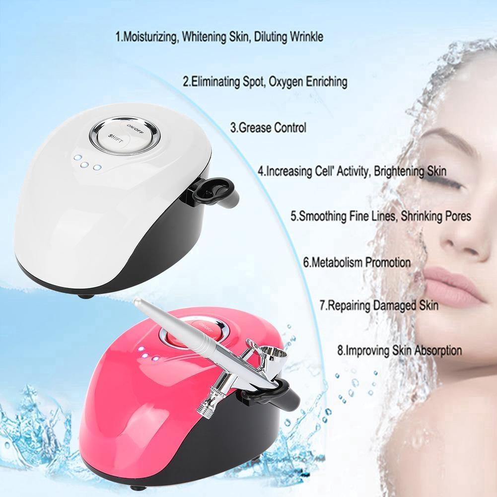 Mini Facial Oxygen Whitening Massage Machine Beauty Skin Care Spray Jet Micro-nano Water Oxygen Injection Therapy Machine