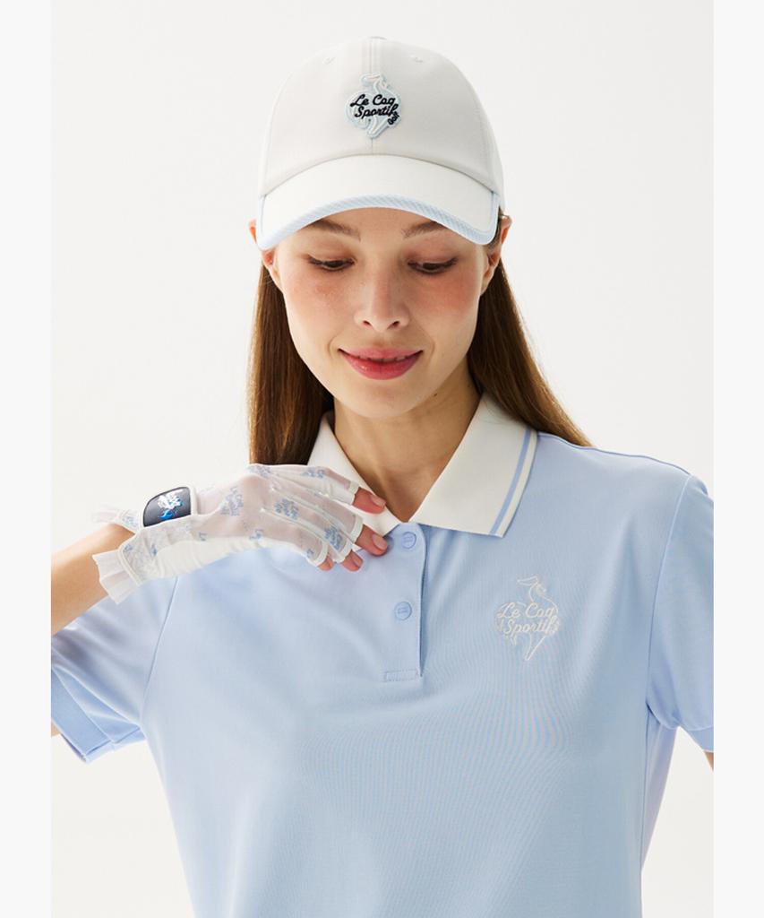 LECOQ GOLF Women'S Ribbon Point Ball Cap _Whte Gr122Lcp11