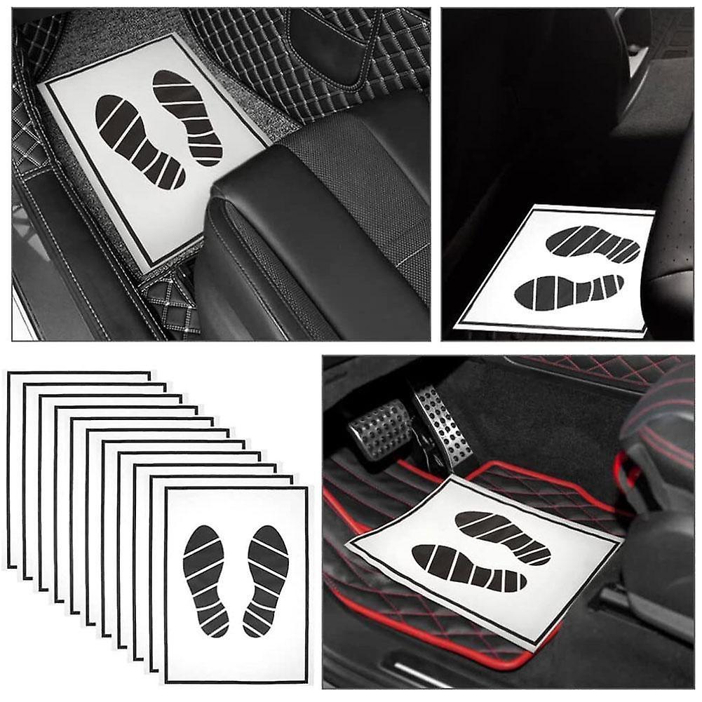 100Pcs Disposable Car Floor Mat Paper Truck Vehicle Auto Interior