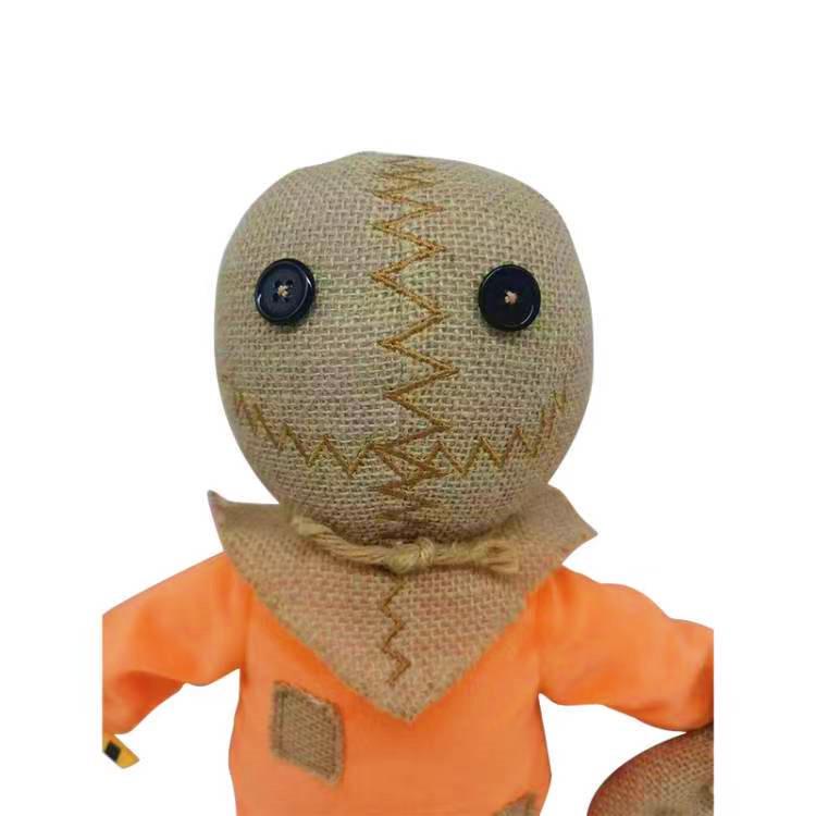 Trick 'r Treat Sam Plush Toy: Halloween Pumpkin Man Doll