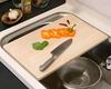 Ikegawa Wood Industry Sheet Cutting Board Natural L Hinoki with Stand Made in Japan