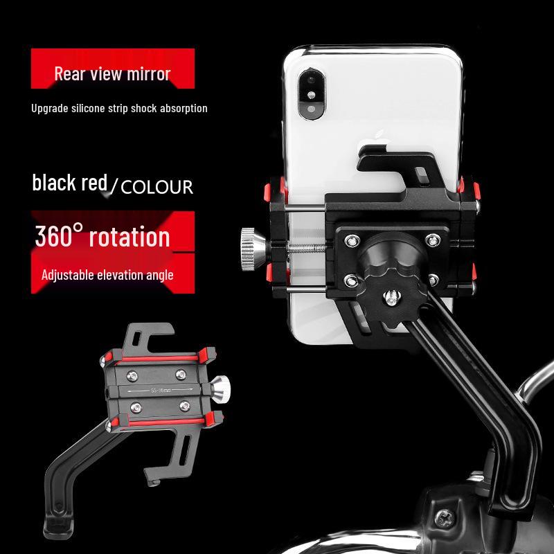 

Aluminum Alloy Shockproof Five-Claw Phone Holder for Bikes and Motorcycles