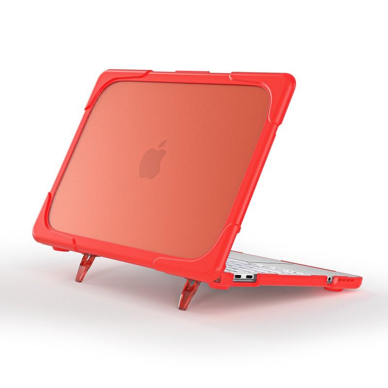 Matte Finish Laptop Case With Cooling Stand MacBook Air Pro Neo 13 A3404 2026 Shockproof TPU Plastic Cover