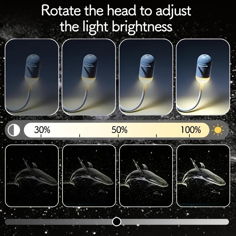 2-in-1 Starry Sky Projection Night Light Combines the features of a starry sky chandelier with USB Portable Mini Projector Suitable for bedroom and