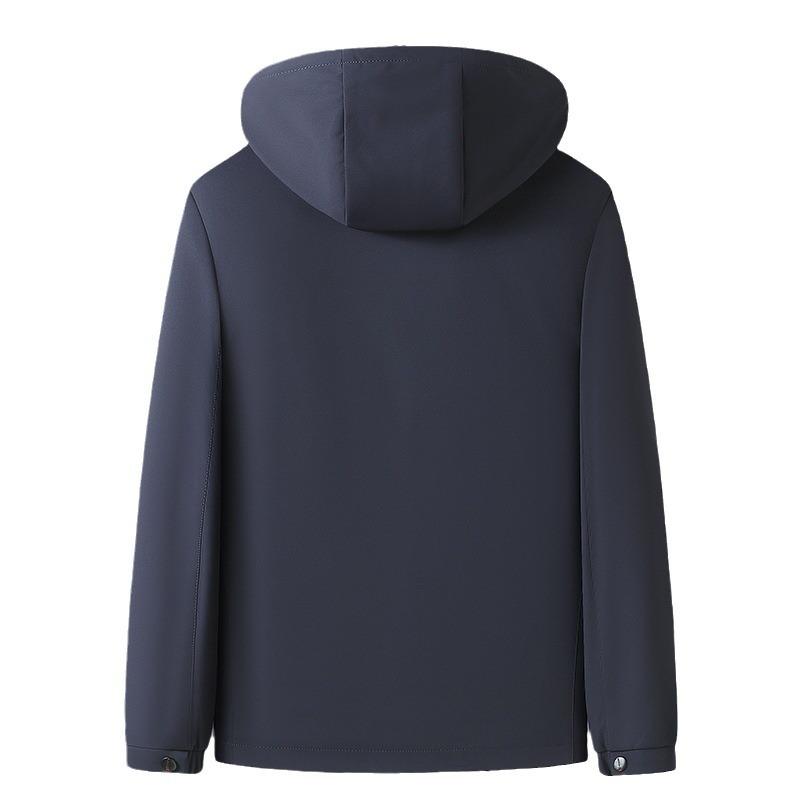 Men's Casual Jacket Daddy Jacket Jacket Middle-aged and Elderly Men's Business Spring and Autumn Winter