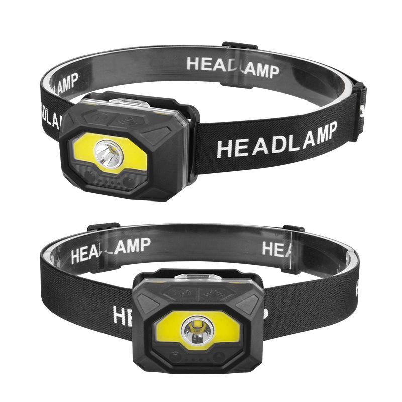 Rechargeable LED Waterproof Sensor Headlamp for Outdoor Sports, Cycling, and Night Fishing