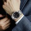 Men Watch Stainless Steel Business Style Waterproof Leisure Quartz Wristwatch