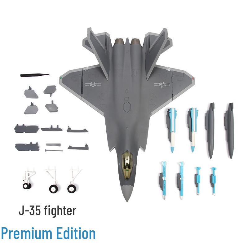 J-35 Fighter Jet Scale Model 1:48 Scale