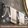 Strong Suction Cup Towel Rack No Drilling Bathroom Shelf Creative Clothes Holder  Hanger Holder