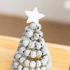 Christmas Tree Figurine Tabletop Wooden Bead Christmas Tree Holiday Figurine Creative Christmas Tree Holiday Figurine Christmas