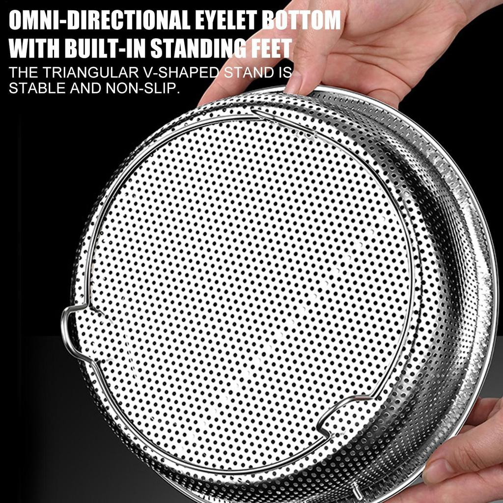 Steamers Insert Stainless Steel Multi-Functional Steamer Basket Kitchen Strainer For Steaming Rice Dumplings Cooking Accessorie