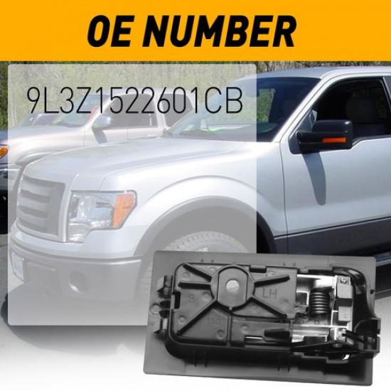 ide Inner Door Handle Left Side Driver LH For Ford F-150 Lobo 2009-2014 1pcs