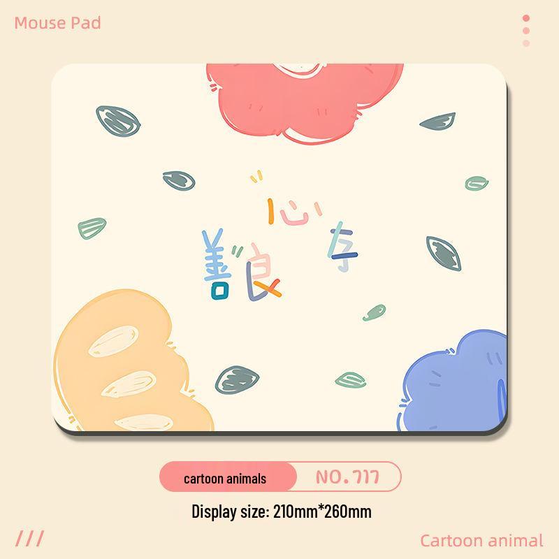 Cute Cartoon Mouse Pad with Hand Rest - Small & Thick for Desktop & Laptop