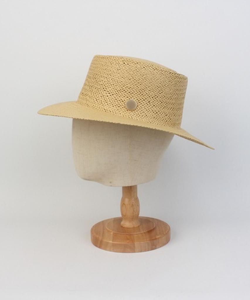 Yunibeosyeolkemiseuteuli Home Beige Simple Panama Hat Panama Hat
