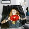 Sadie sink Printed Flannel Blanket, soft throw for bedroom sofa, washable, fan merchandise, great gift.