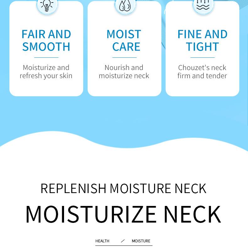 Halsmembran, feuchtigkeitsspendend und verblassende Halsstreifen Swan Hals- und Nackenpflege