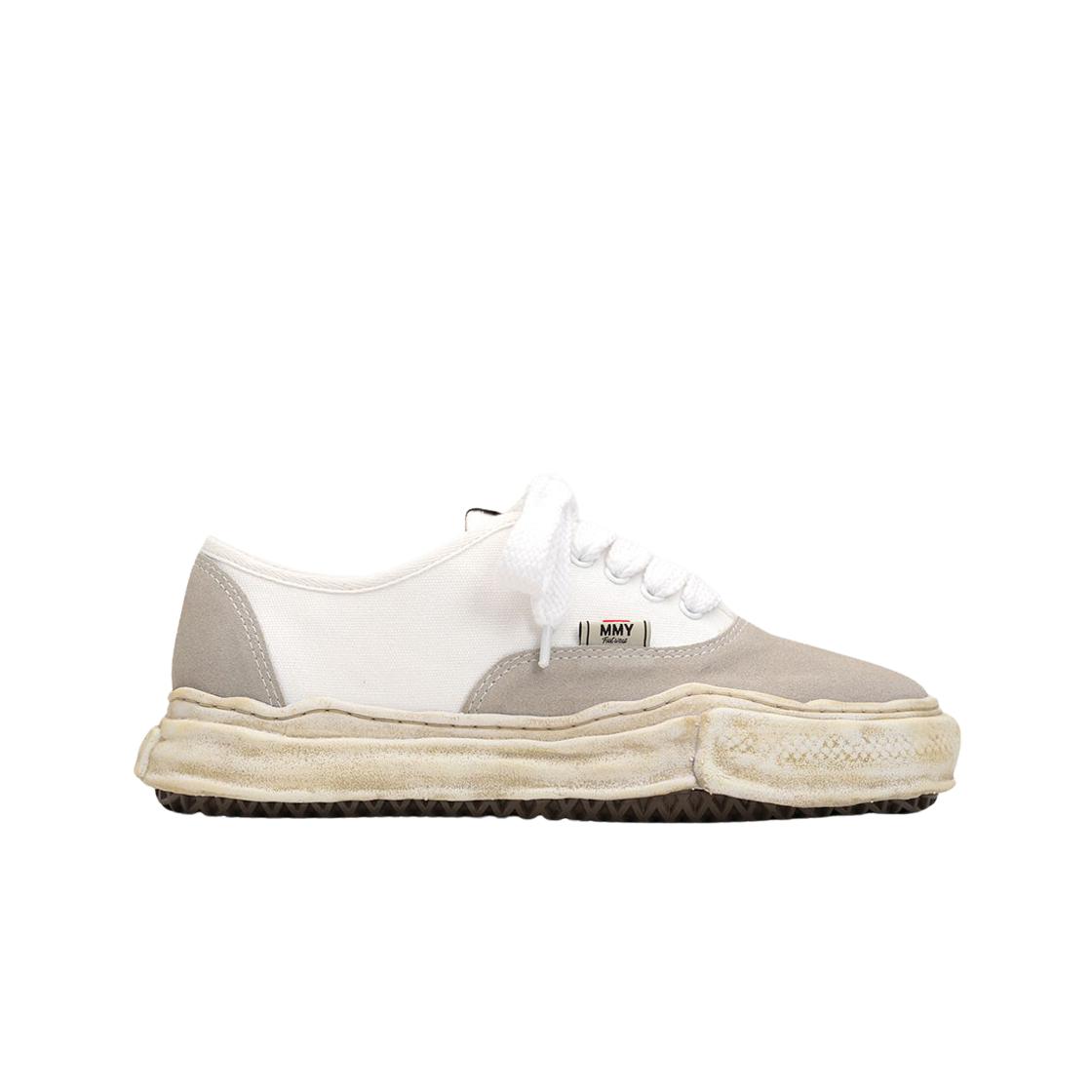 

Maison Mihara Yasuhiro Baker Og Sole Canvas Suede Low-top Sneakers White EU 36