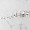 5Pcs Metal Convenient Perforated Hang Fits Holder Goods Shelf Display Hooks Retail Shop Peg Storage Racks