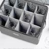 Wine Glass Storage Holds 12 Wine Glasses Or Wine Foldable Storage Box Can Also Be Used For Clothing Shlm