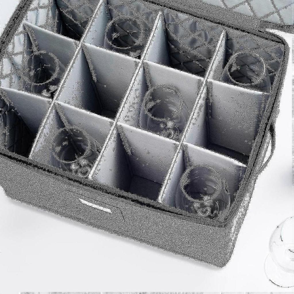 Wine Glass Storage Holds 12 Wine Glasses Or Wine Foldable Storage Box Can Also Be Used For Clothing Shlm