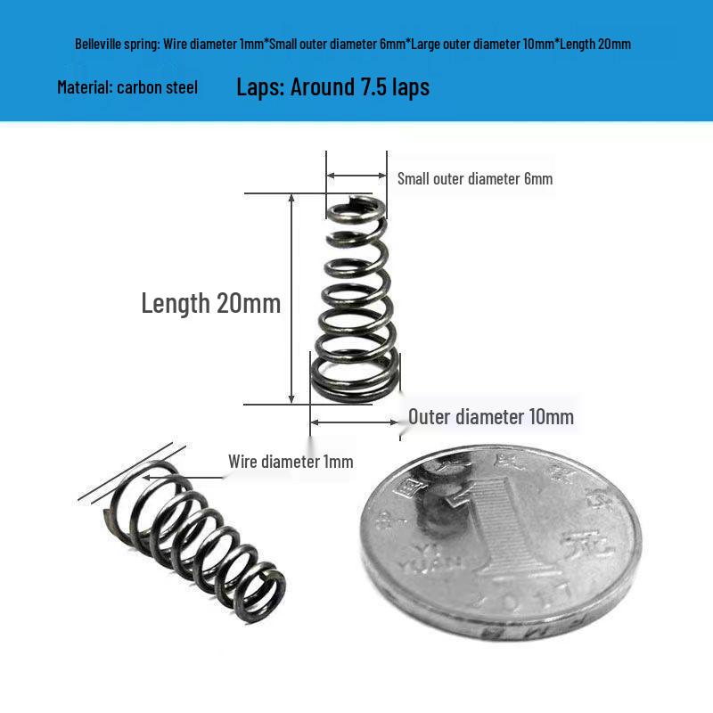 Belleville 304 Stainless Steel Compression Spring with High Elasticity