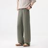 New Summer Trend Wide-leg Casual Pants Men's Design Sense Loose Commuter Straight Pants Men's Cotton