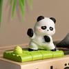 Creative Panda Resin Phone Stand - Cartoon Lazy Person's Cool Item - Desktop Tablet Stand - Cute Pet Ornament - Gift