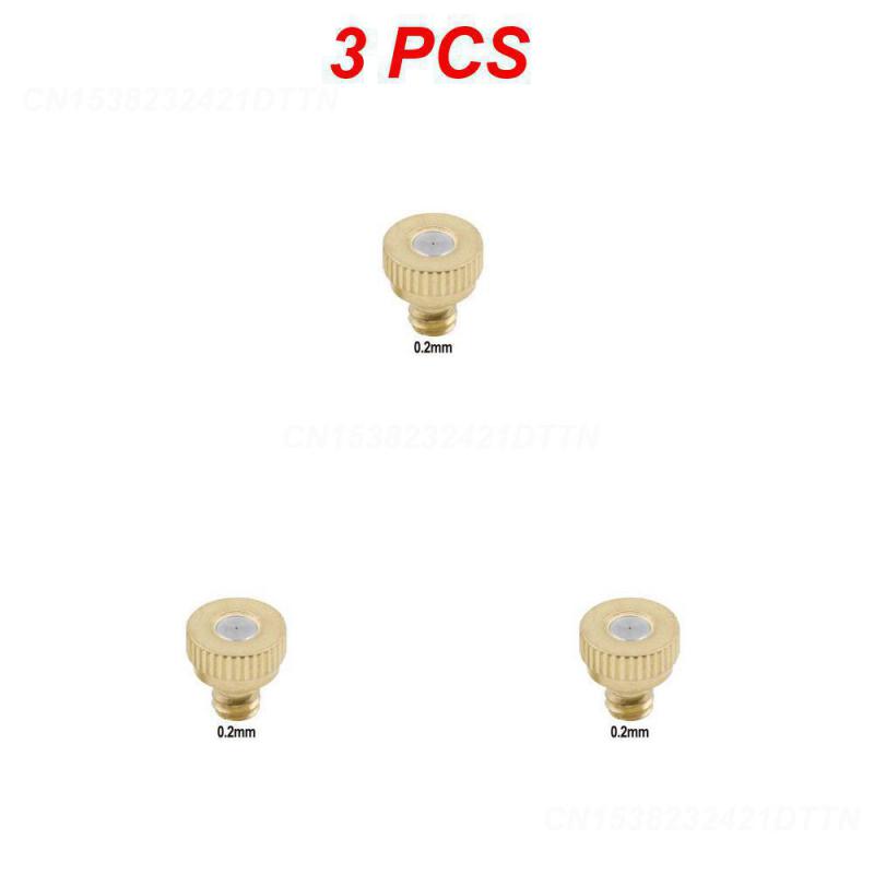 2/3/4PCS Brass High Quality Long-lasting Low Pressure Spray Atomizing Nozzle Humidifier High Performance Cooling Durable