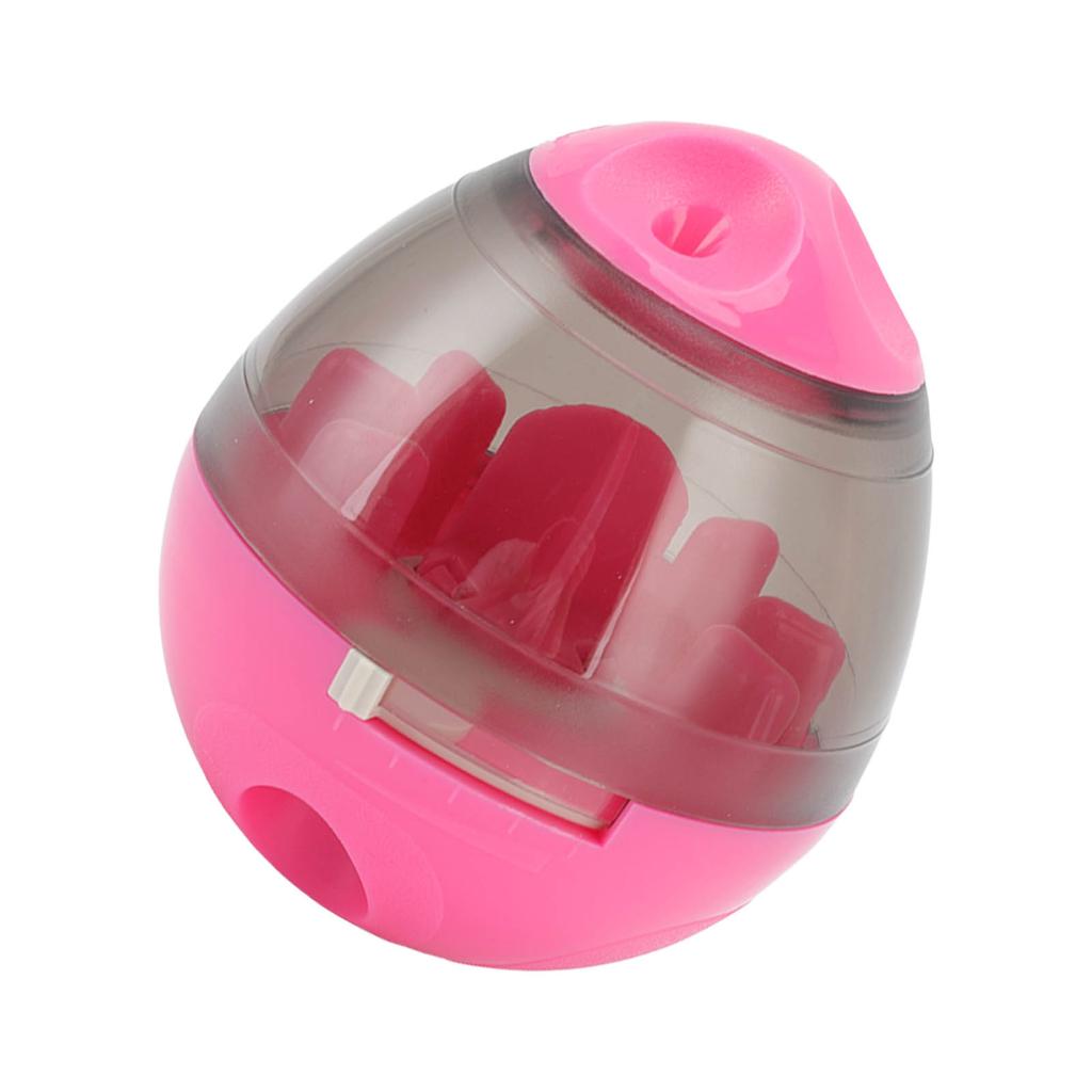 Pet Food Dispensing Ball Interactive Memory Training Dog Slow Feeder Puzzle Toy for Puppy Cat Pink