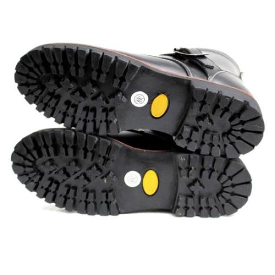 AV2931 TIGER Biker Style Mid Boots BLACK Black US5 [Avirex] (approx. 23cm)