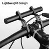 Extension de guidon de vélo en alliage d'aluminium, installation rapide, support d'extension de guidon pour éclairage de vélo, compteur de code de téléphone, barre transversale de guidon 10/20 cm
