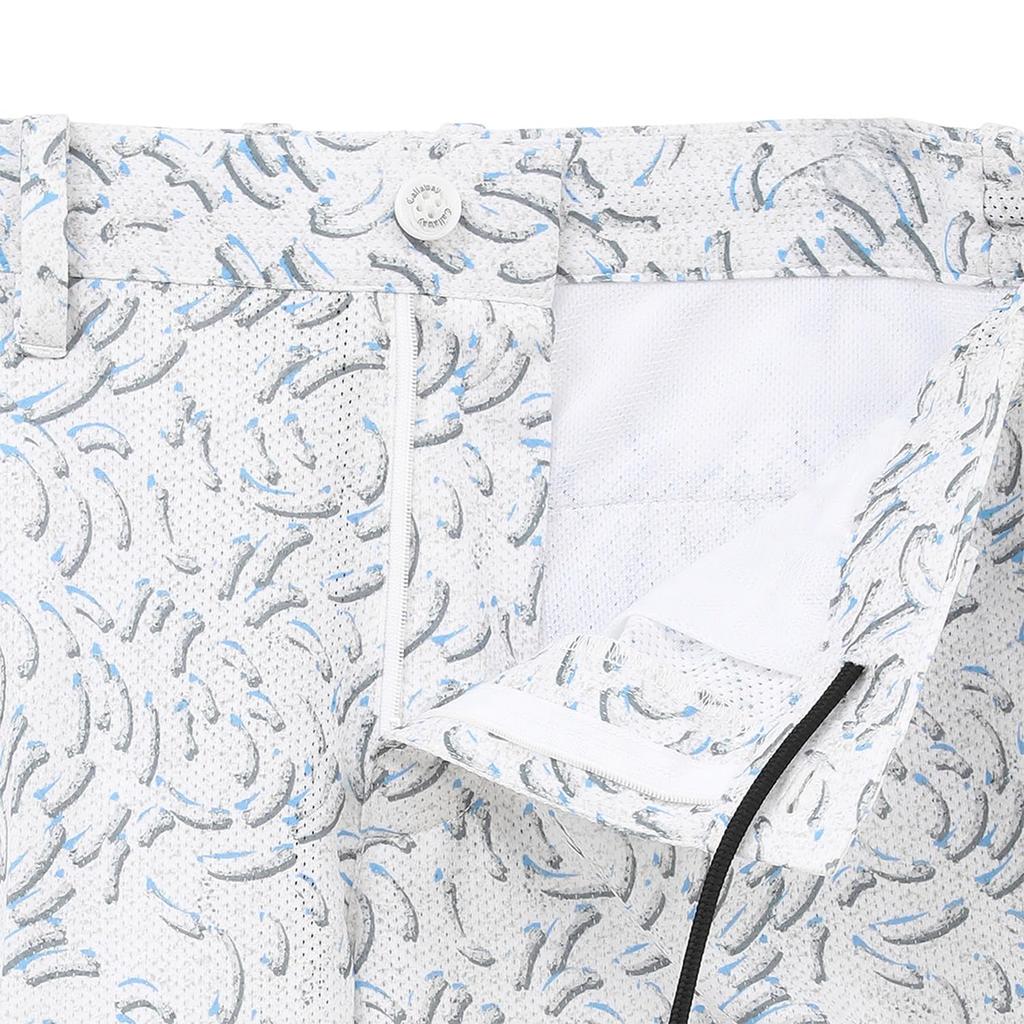 Shorts Absorbent Quick Golf C24127106 [Callaway] Men's (Art Print/Sweat Drying) / / 1030_White