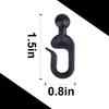 36 Pack Plastic Hooks for Mosquito Netting and Gazebo Curtains