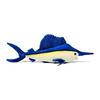 ZHONGXIN MADE Simulation Swordfish Plush Toy 18.5 Inch Realistic Swordfish Deep Sea Animal Plush Figure Super Soft Stuffed Animal Gift for Kids
