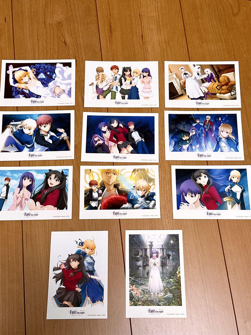 

[USED] Fate stay night release commemorative original bromide Saber Tohsaka Rin
