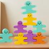 3D Children Wooden Building Blocks Balance Villain Blocks Montessori Toys For Toddlers Early Learning Fine Motor Skills Gift