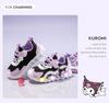 Kuromi Girls' Light-Up Toddler Sneakers – Cute Autumn 2025 Fashion Style