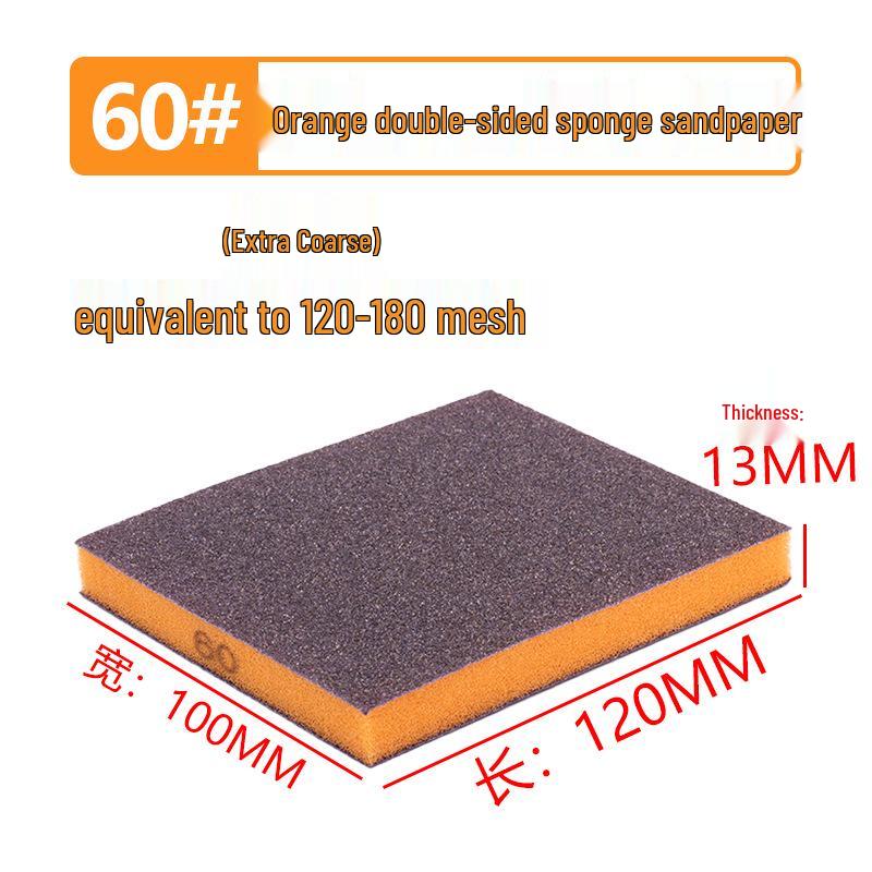 High-Density Sanding & Polishing Sponge for Wood, Metal & Walls