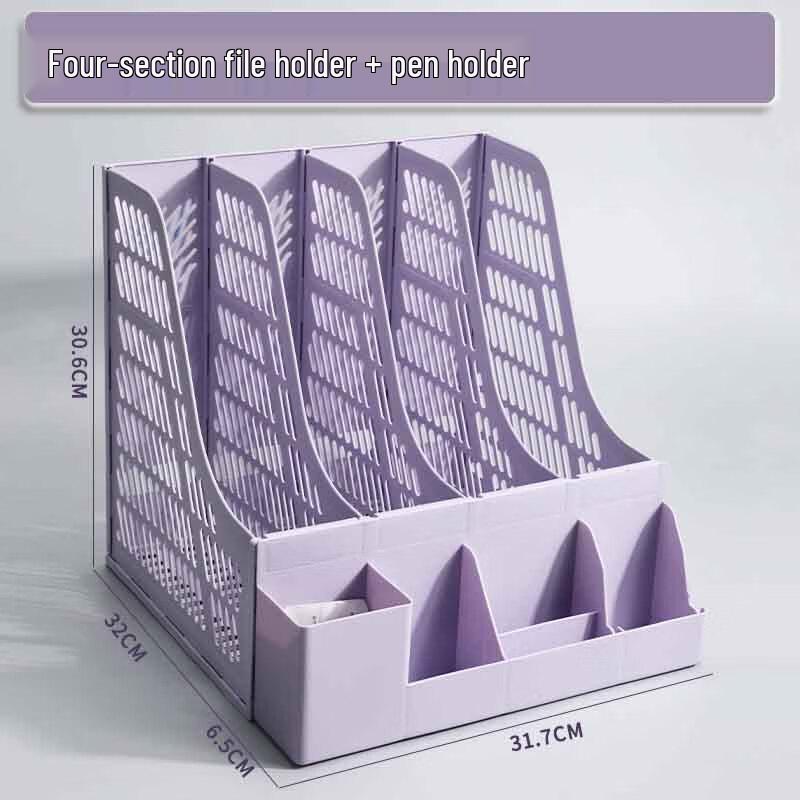 Shou Li Ares Desktop File & Pen Organizer 5-Pack