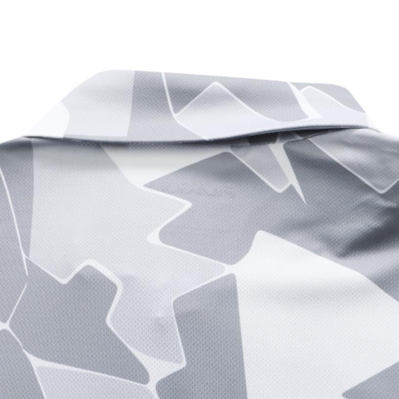 FILA Athletics Logo Printed Breathable Sports Casual All-Over Knit Polo Shirt Men Polo Shirts A11M225142FZA